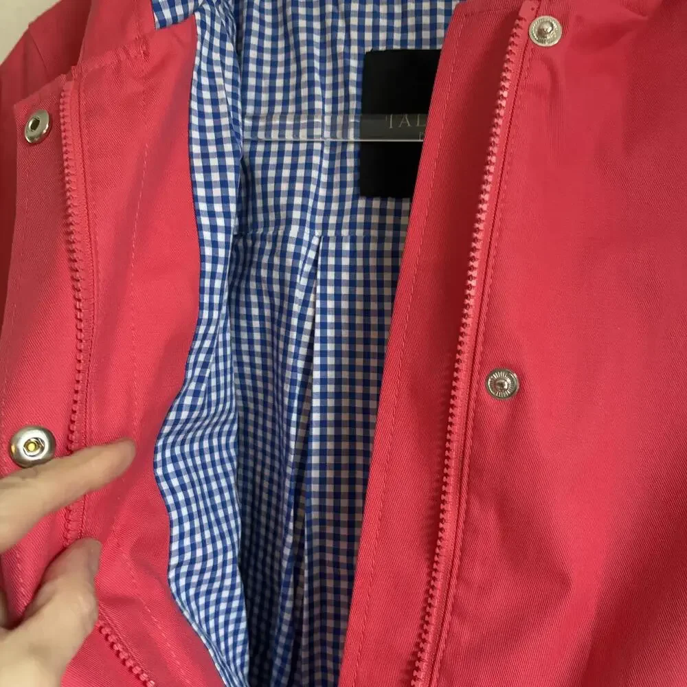 Talbots |‎ NWOT Women’s Coral Pink Medium Weight Hooded Jacket Size SP